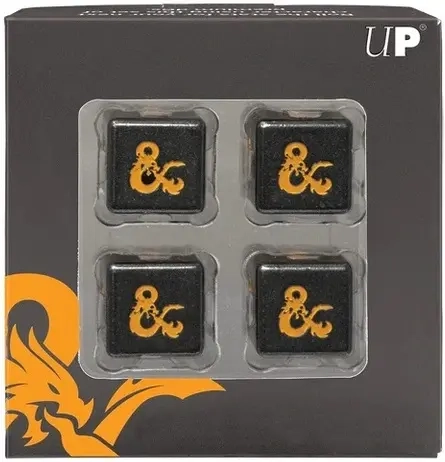 UP - Heavy Metal Realmspace D6 Dice Set for Dungeons & Dragons