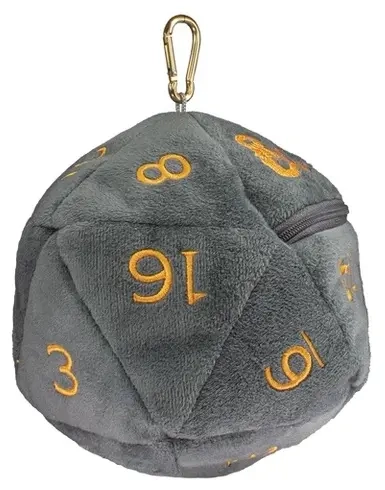 UP - Realmspace D20 Plush Dice Bag for Dungeons & Dragons