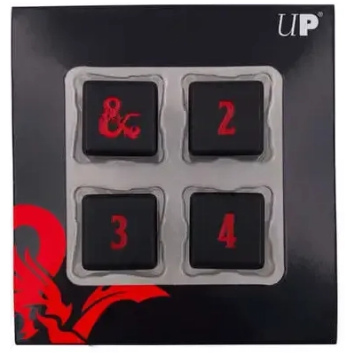 UP - Heavy Metal D6 4x Dice Set for Dungeons & Dragons
