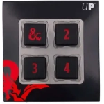 UP - Heavy Metal D6 4x Dice Set for Dungeons & Dragons