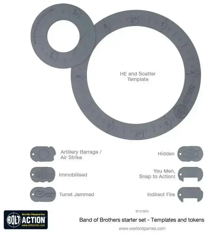 Bolt Action 2 Bolt Action Templates - EN