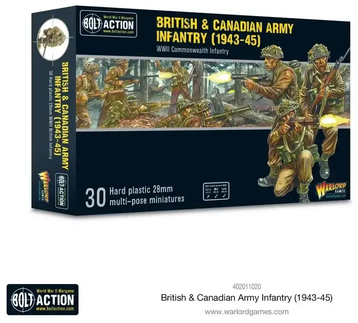 Bolt Action 2 British & Canadian Army infantry (1943-45) - EN