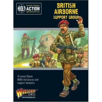 Bolt Action 2 British Airborne Support Group (HQ, Mortar & MMG) - EN