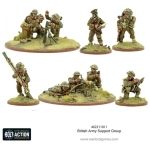 Bolt Action 2 British Army Support Group (HQ, Mortar & MMG) - EN