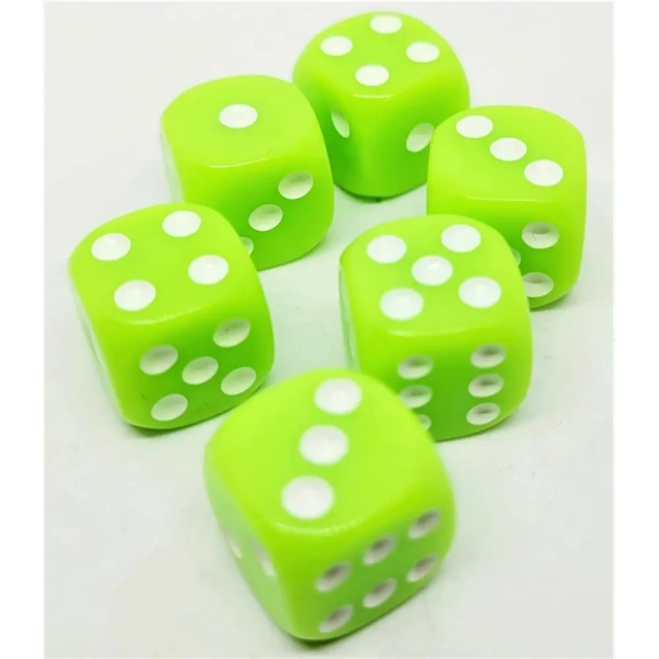Würfelset D6: Pastell Green (12)