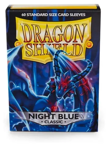 Dragon Shield Standard Sleeves - Night Blue Xao (60 Sleeves)