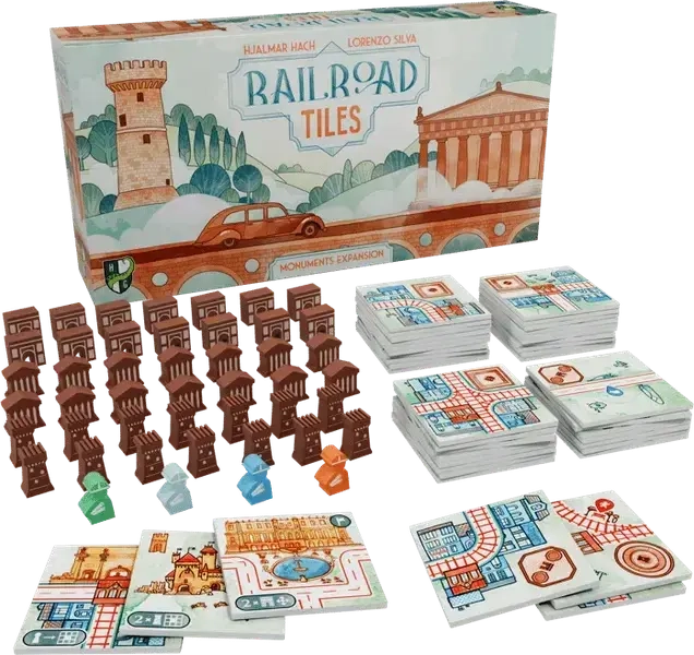 Railroad Tiles - Monuments Expansion - EN