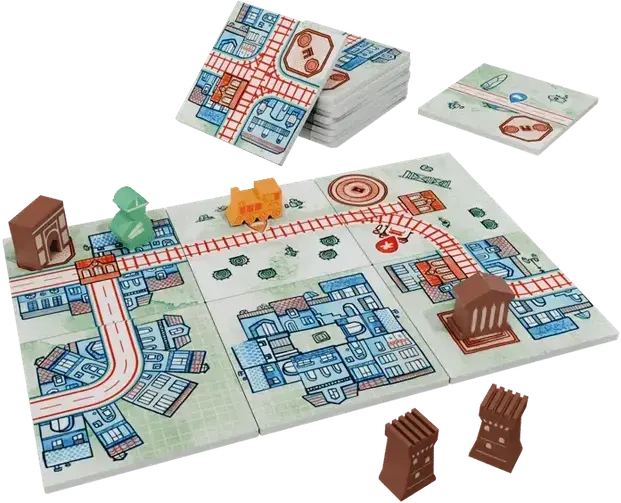 Railroad Tiles - Monuments Expansion - EN