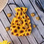 Full Art Dice Pouch Sunflower