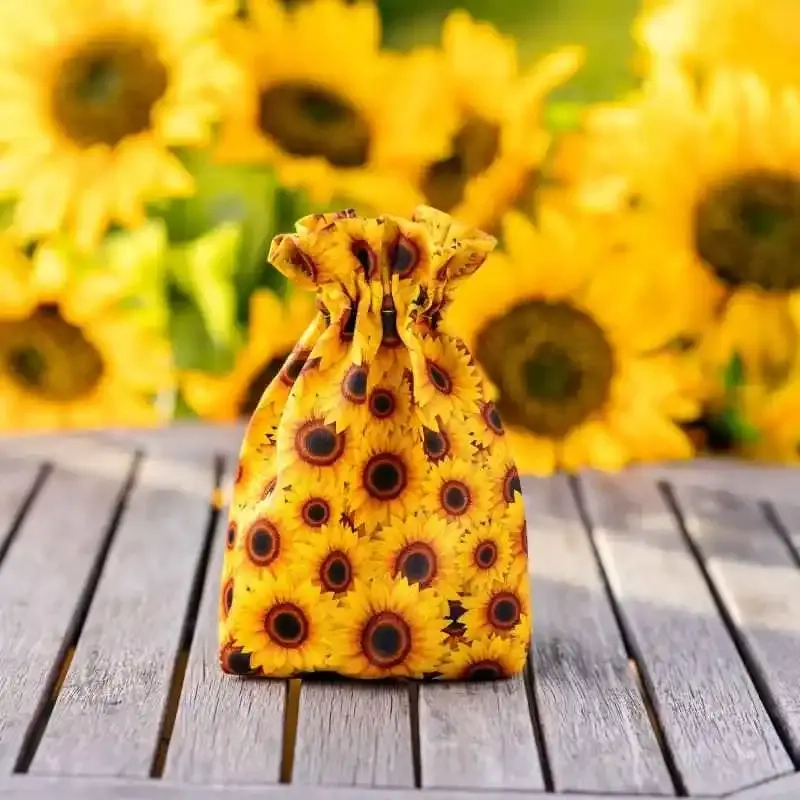Full Art Dice Pouch Sunflower