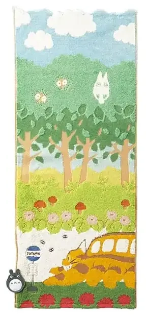 Towel Catbus on it's way 34x80 cm - My Neighbor Totoro