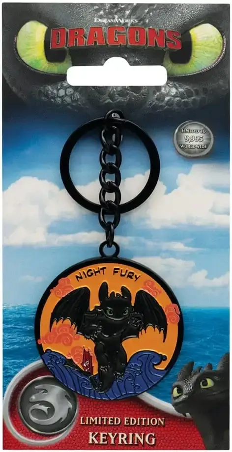 How to Train Your Dragon Night Fury Keyring
