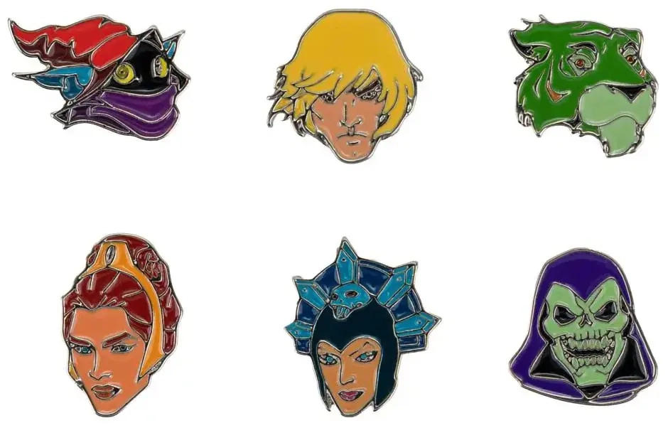 Masters of The Universe - Pin Badge Set of 6