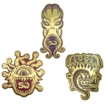 Dungeons & Dragons 50th Anniversary Set of 3 Pin Badges