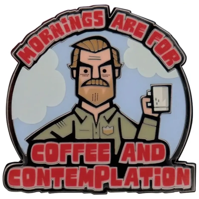 Stranger Things Hopper Pin Badge