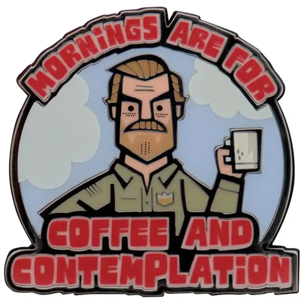 Stranger Things Hopper Pin Badge
