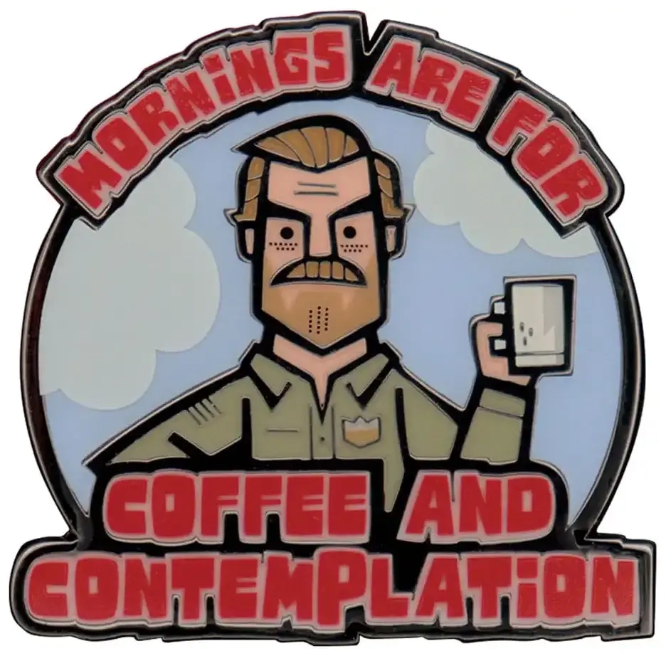 Stranger Things Hopper Pin Badge