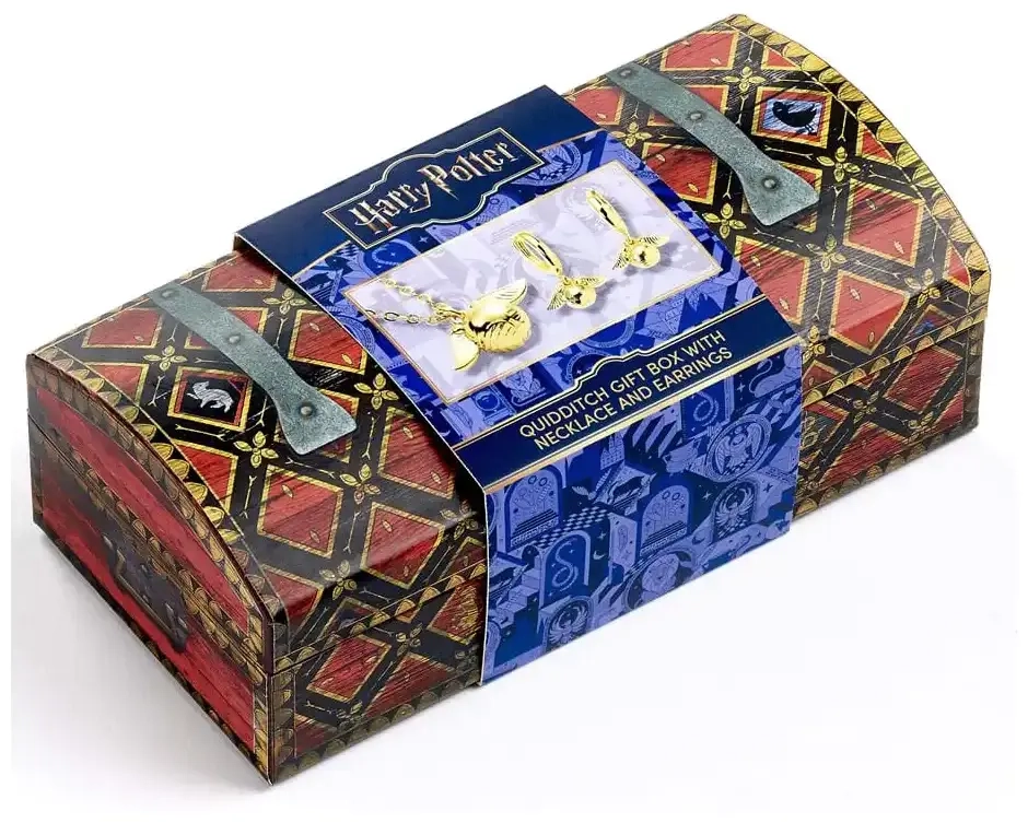 Quidditch earrings and necklace gift set