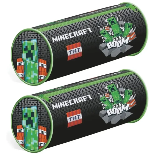Minecraft (Tnt Boom) Barrel Pencil Case