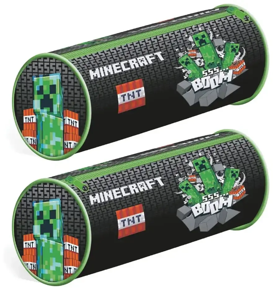 Minecraft (Tnt Boom) Barrel Pencil Case