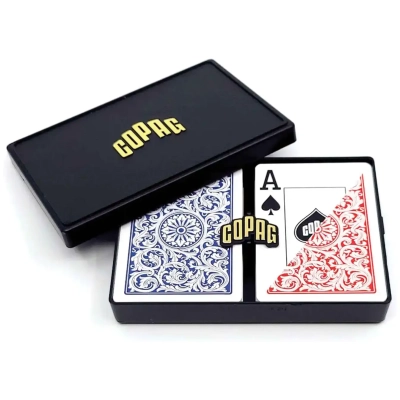 COPAG Elite - Jumbo Face - 2 index - Blue/Red Double-Deck