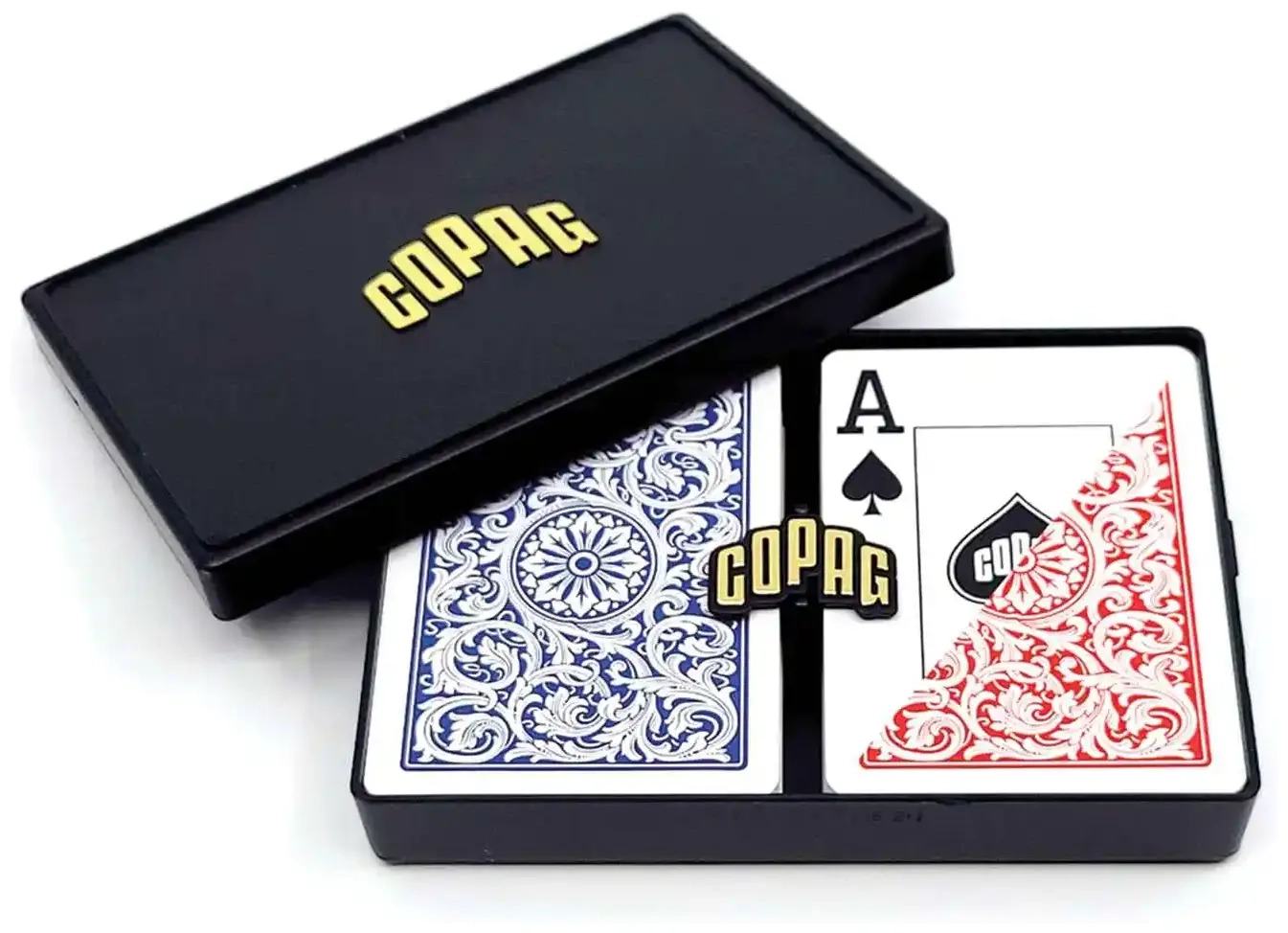 COPAG Elite - Jumbo Face - 2 index - Blue/Red Double-Deck