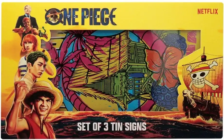 One Piece Set of 3 Tin Signs