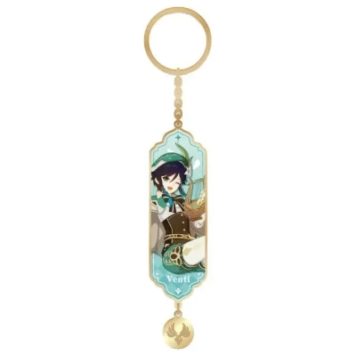 Genshin Impact - Character Drawing Card Metal Keychain: Venti