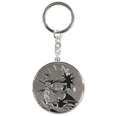 Naruto Shippuden - Silver Metal Keychain