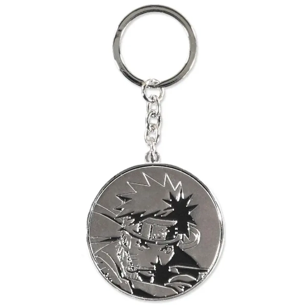 Naruto Shippuden - Silver Metal Keychain