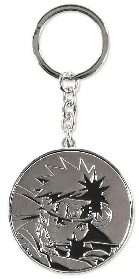 Naruto Shippuden - Silver Metal Keychain