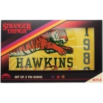 Stranger Things Set of 3 Tin Signs