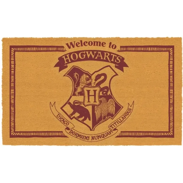 Welcome To Hogwarts Doormat 60X40 Harry Potter