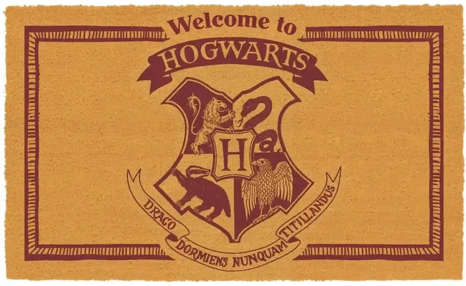 Welcome To Hogwarts Doormat 60X40 Harry Potter