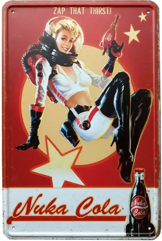 Fallout - Metal Sign „Nuka Cola Girl“