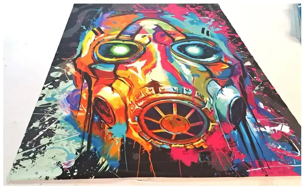 Borderlands - Canvas Poster „Mask Pop Art“