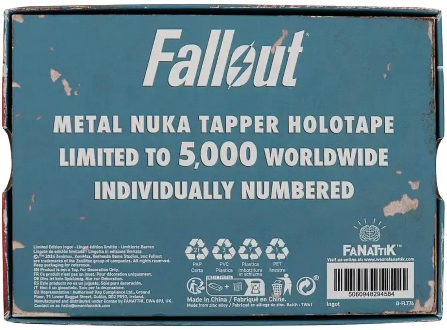 Fallout Nuka Tapper Holotape Replica