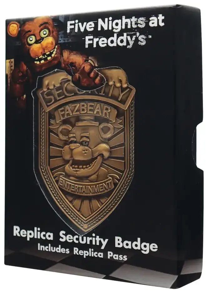 Five Nights at Freddy's Replica Security Badge