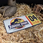 Jurassic Park Replica Numberplate