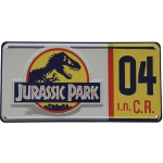 Jurassic Park Replica Numberplate