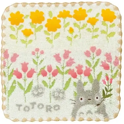 Mini Towel Totoro Wild flowers 25x25 cm - My Neighbor Totoro