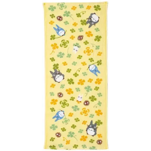Imabari Towel Totoro Clover 34x80 cm - My Neighbor Totoro