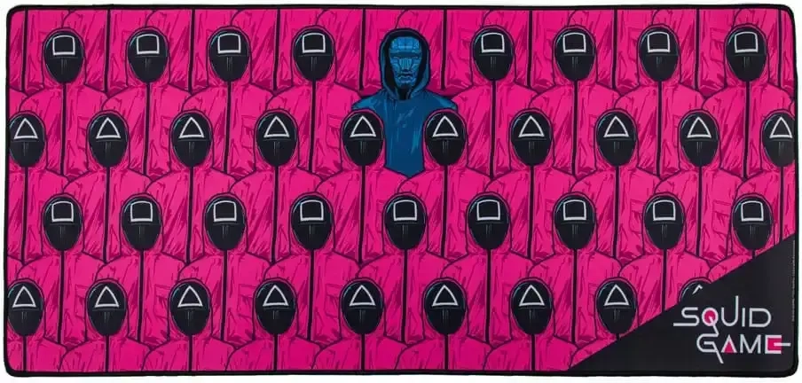 Desk Mat Front Man and Guards - Squid Game
