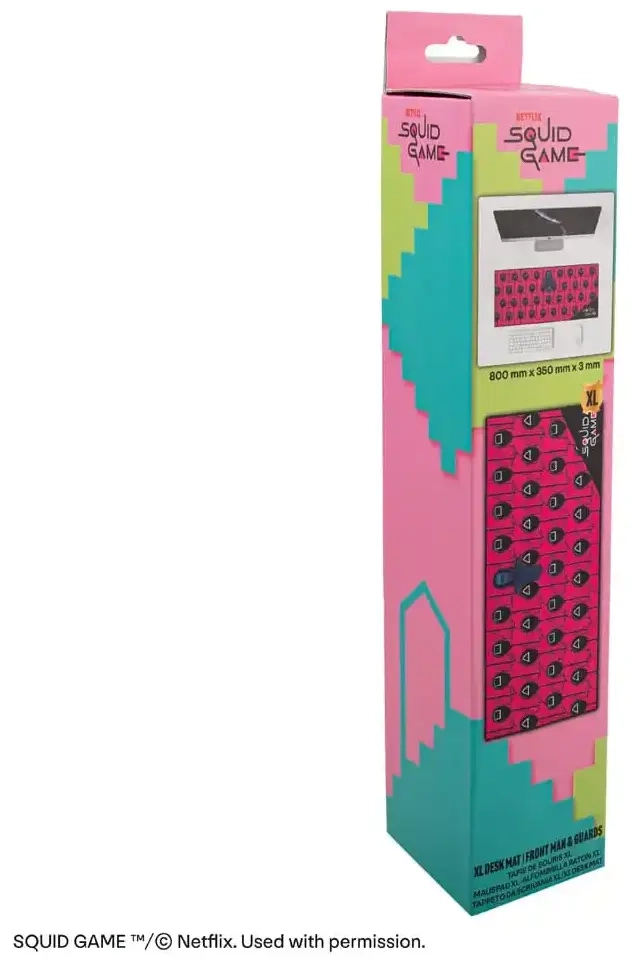 Desk Mat Front Man and Guards - Squid Game