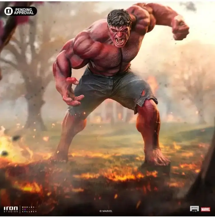 Marvel Red Hulk Captain America: Brave New World Art Scale 1/10