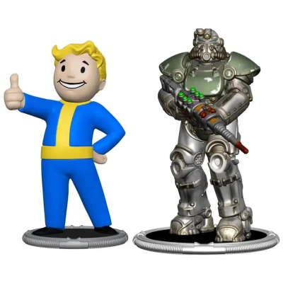 Fallout Collectible Figures Set T-51 & Vault Boy (Classic)