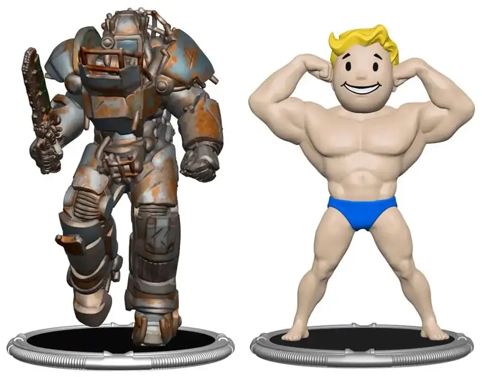 Fallout Collectible Figures Set Raider & Vault Boy (Strong)