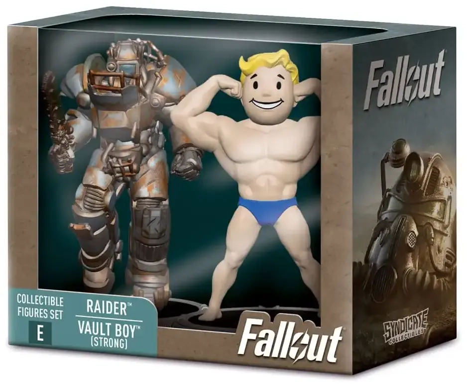 Fallout Collectible Figures Set Raider & Vault Boy (Strong)