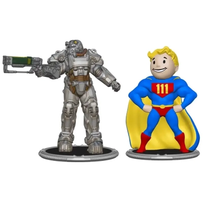 Fallout Collectible Figures Set T-60 & Vault Boy (Power)