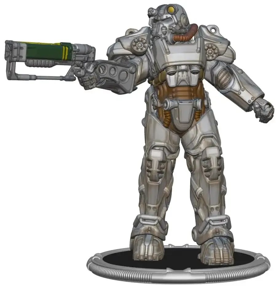 Fallout Collectible Figures Set T-60 & Vault Boy (Power)